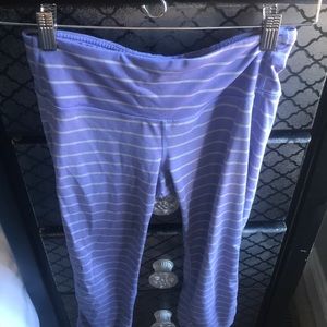 Athleta striped leggings
